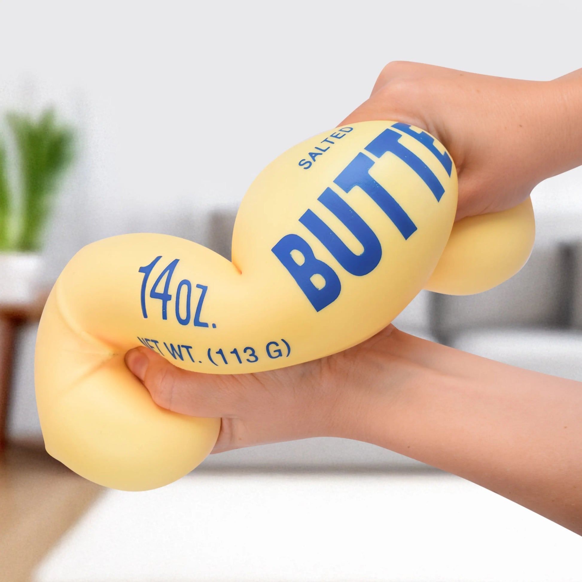Large Squishy Butter - Viral Stress Ball Toy for Kids & Adults, 10+ Inch Jumbo Stick, Perfect Gag Gift for Ages 3+, Sensory Fidget Toy